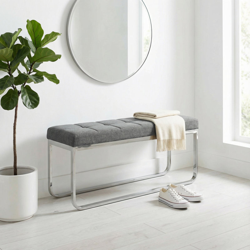 Bineau Fabric Upholstered Bench