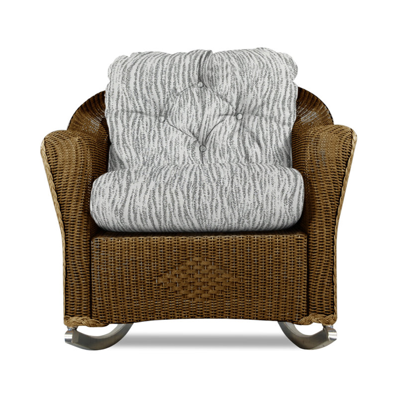 Reflections Outdoor Rocker Chair, Demo Stone, Bark