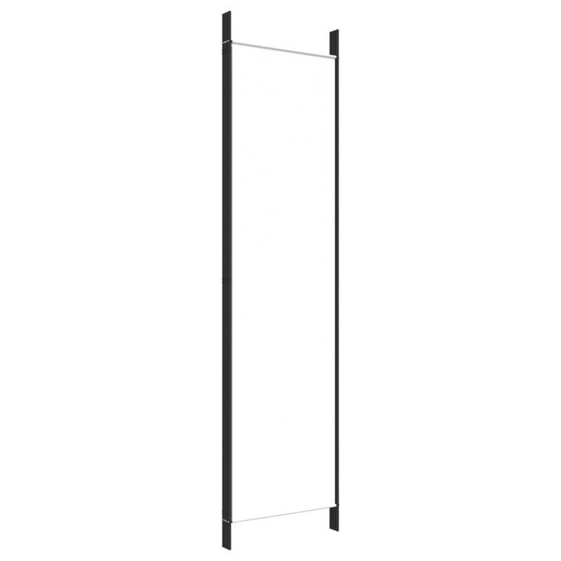 vidaXL 4-Panel Room Divider White 78.7"x78.7" Fabric, 4, 78.74" H x 78.74" W, White
