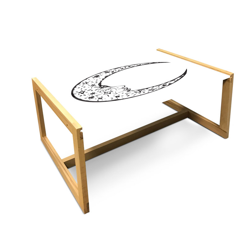 Jagviri Sled Coffee Table, 90cm H x 62cm W x 40cm D