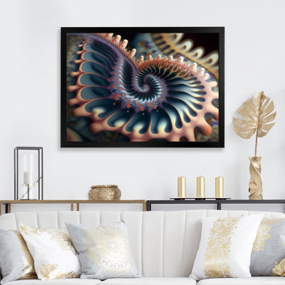 «Turquoise Fractal Mystery», reproduction sur toile