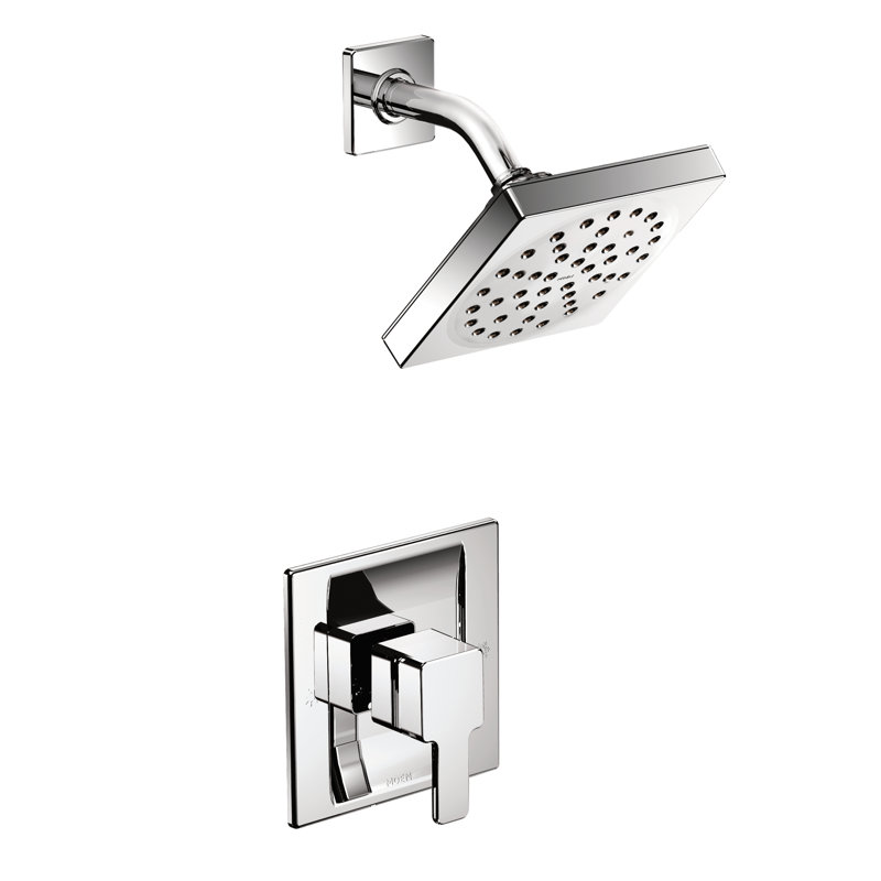Ensemble de garniture de douche à 90 degrés Posi-Temp moderne seulement, valve requise, Chrome