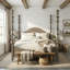 Ferret Solid Wood Four Poster Bed-20723030-20723033