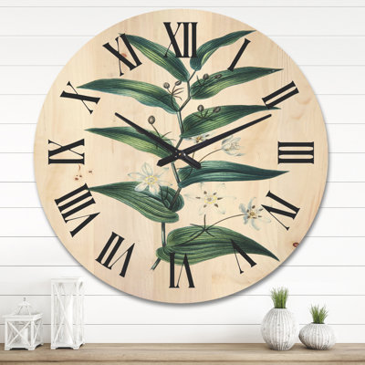 Solid Wood Wall Clock