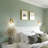 1 - Light Brass Dimmable Steel Armed Sconce-1865844063