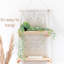 Tablette murale Macrame