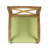 Perla Dining Chair,2Pcs With 2 Green Cushions,For Backyard, Poolside, Garden-176990390-176990391