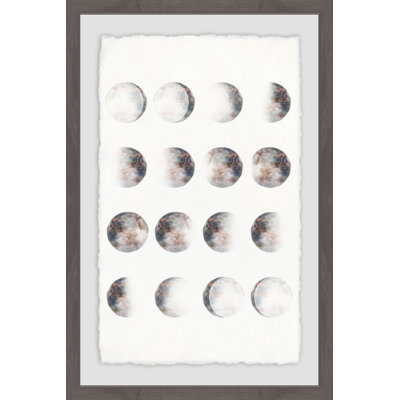 Phases Of The Moon II - Single Picture Frame Painting