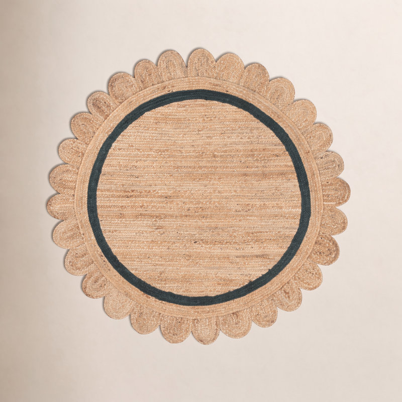Tapis en jute / sisal Inkai, Rond 6 pi