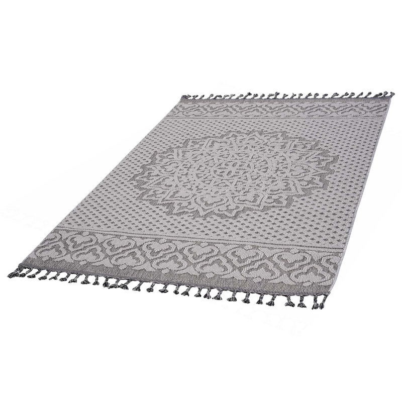 Tapis intérieur / extérieur Collection Medallion, Rectangle 4 pi x 6 pi 2 po