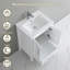 Ensemble de meuble-lavabo simple 24 po avec plateau en céramique Mickleson-1404857305