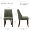 Parsons Upholstered Dining Chair Solid Wood Side Chair - Comfort & Style for Modern Homes-1726148558-1743351648
