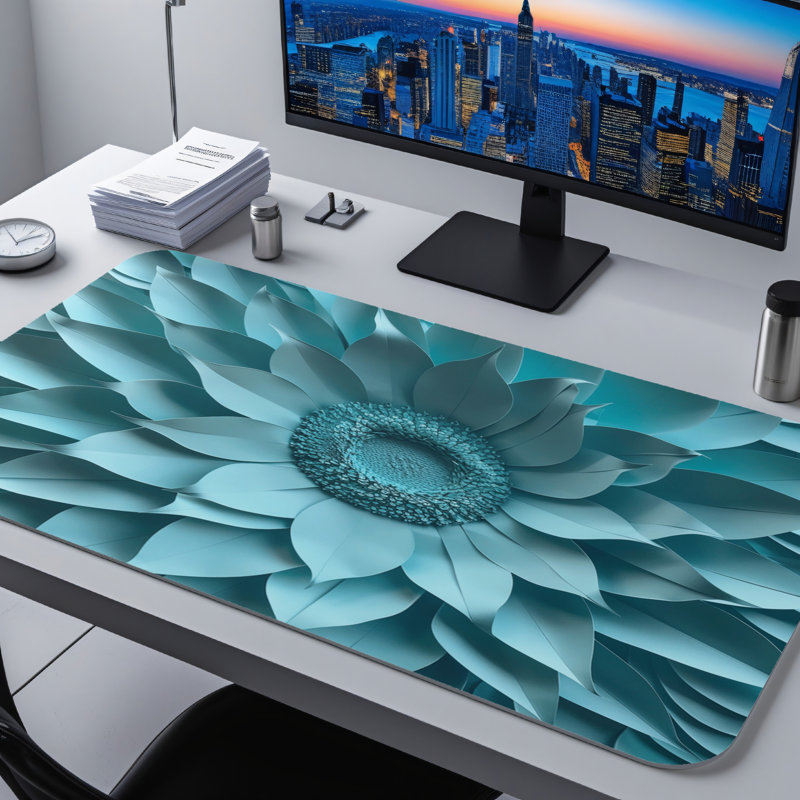 Polyester Desk Pad, 31.5x15.5