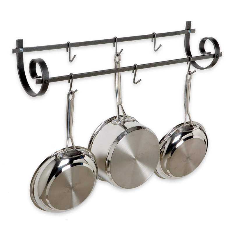 USA Handcrafted Wall Mounted Utensil Pot Rack