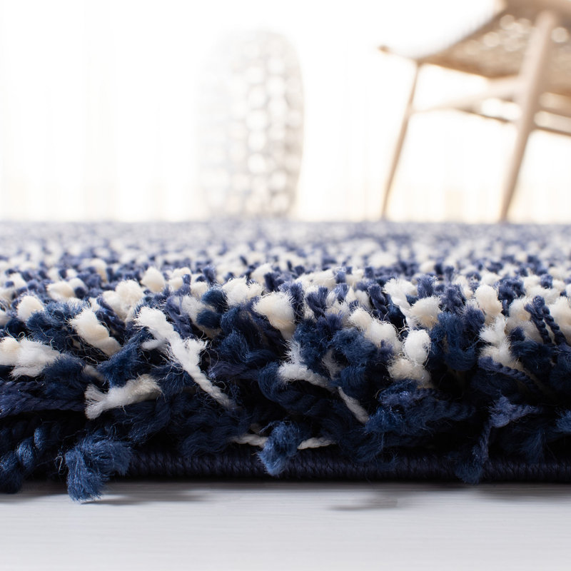 Tapis ivoire Jon-Paul, Rectangle 2 pi 3 po x 3 pi 9 po, Ivory/Navy 