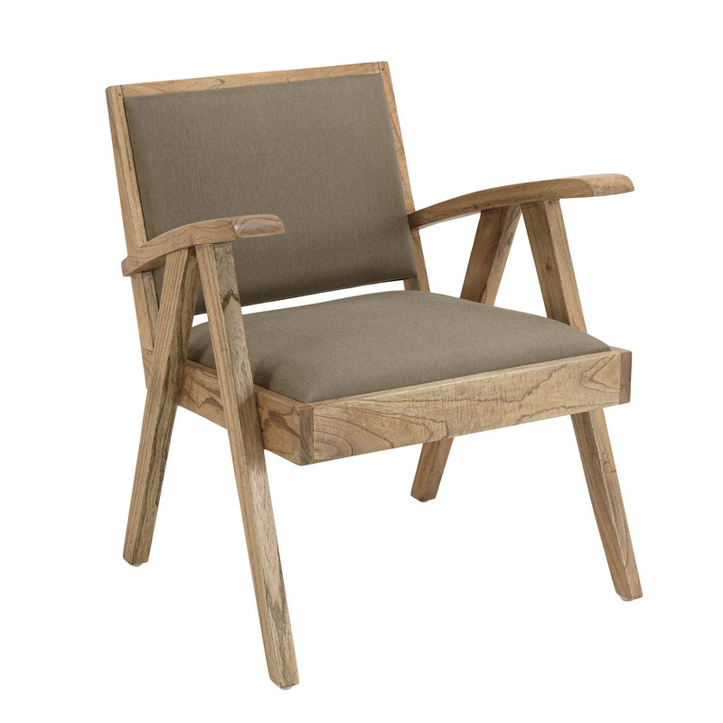 DAK Upholstered Armchair, Mottled Khaki