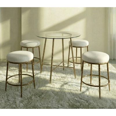 Lalia 5-Piece Counter Height Table Set