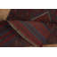 Tapis de couloir afghan rouge et bleu traditionnel 2x8
