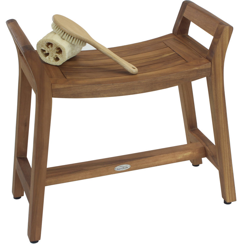 Asia Ascend 26" W Teak Shower Bench