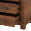 Ensemble de 2 tables de chevet en bois, tables de chevet, 3 tiroirs, table de bout, tiroirs pour la chambre à coucher et le salon