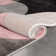 Tapis rose / gris Good Vibes Christifer