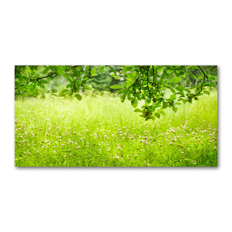 Green Meadow - Wrapped Canvas Print