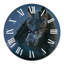 Portrait de cheval frison - horloge murale de ferme-60280121