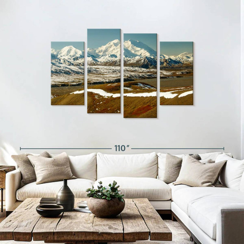 Alvord Denali Snow Mountain, H 48 po x l 75 po