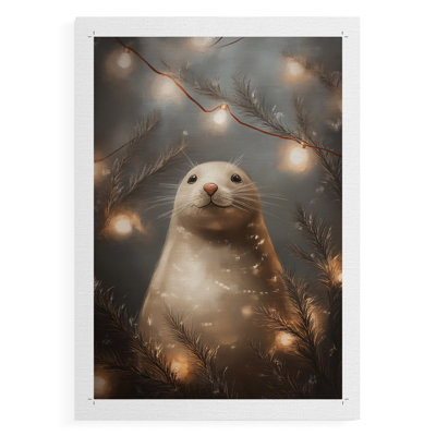 Christmas Holiday Art -Series 2-CXLVI -Canvas Print Only - NOT FRAMED
