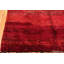 Tapis marocain rouge rétro