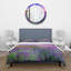 Ensemble de housse de couette campagnard Glorious Sunset Over Blossoming Lavender Field - Microfibre polyester-66399756