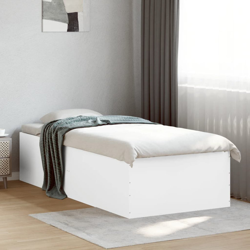 Pautauros Bed, Small Single (75 x 190 cm), White