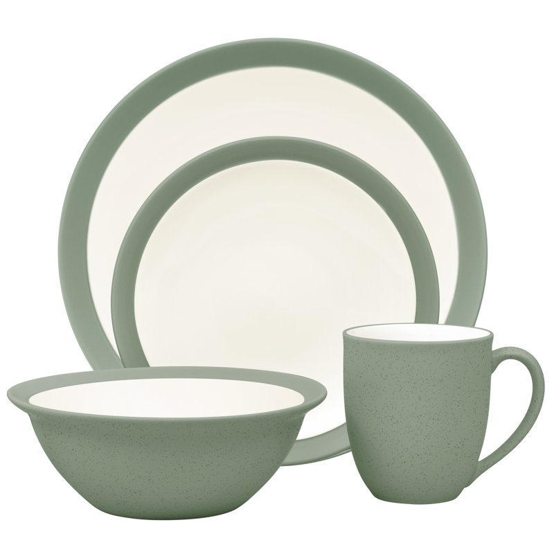 Noritake Colorwave 4-Piece Curve Place Setting, Green