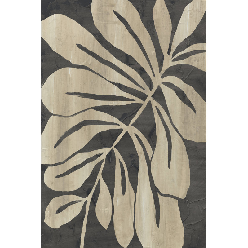 Tamicia Bold Leaf Fossil II by June Erica Vess - Wrapped Canvas Print, 91 cm H x 61 cm W