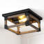 Plafonnier encastré 13 po 2 lumières Takako