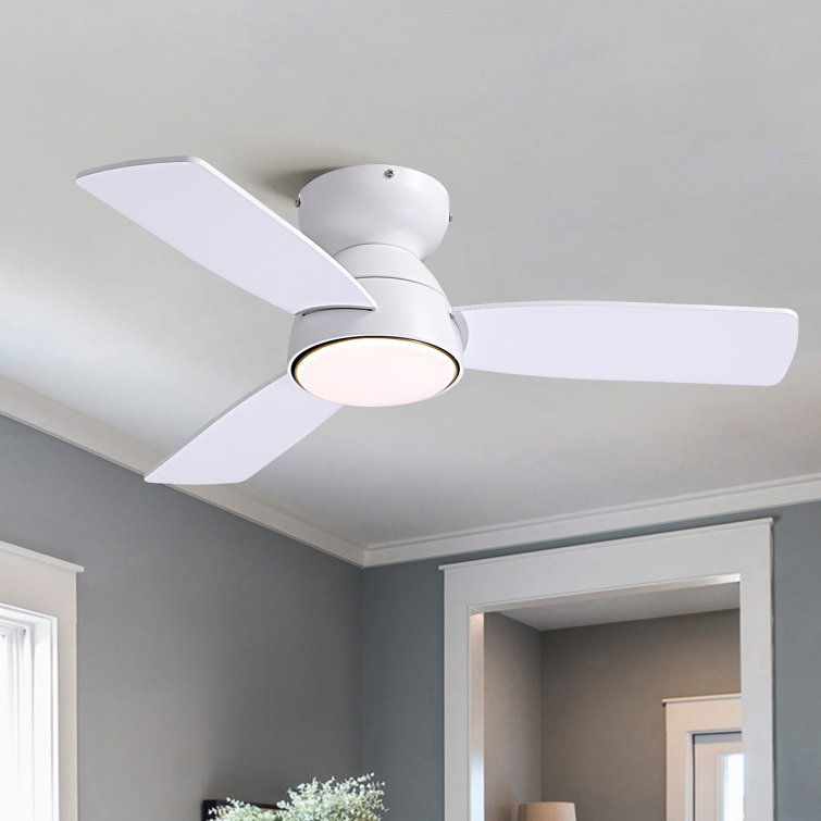 32'' Ceiling Fan With Light Kit & Remote
