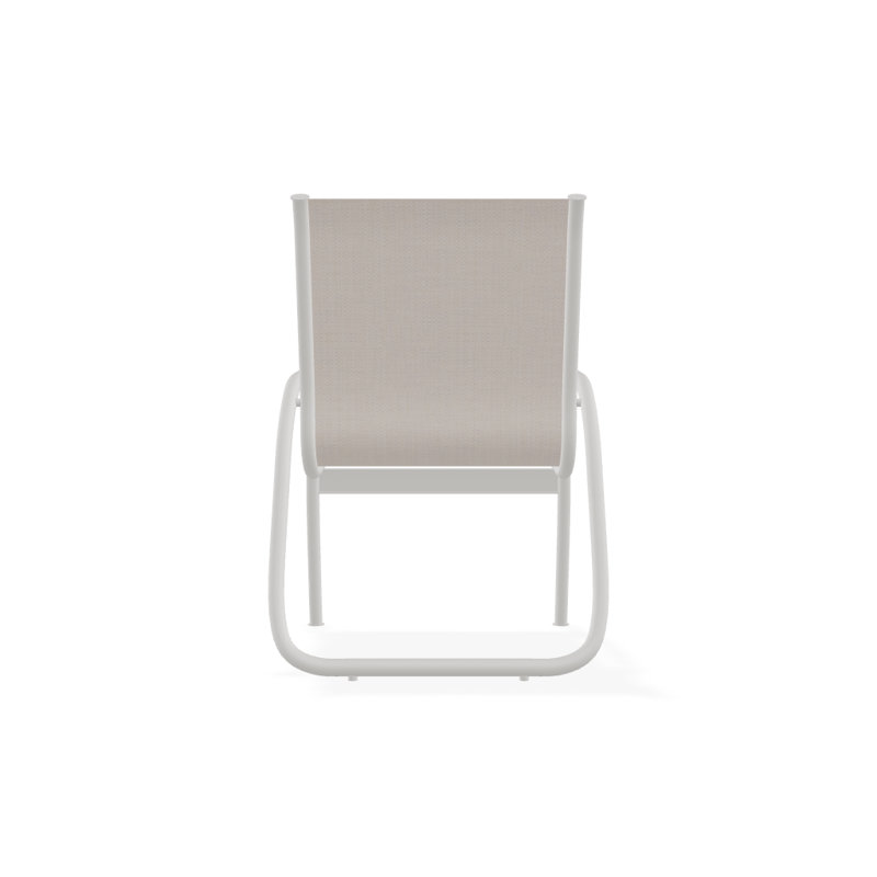 Fauteuil de patio Gardenella, Neige texturée, Naturel