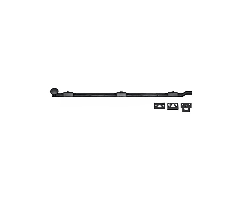 Boulon de surface de 26 po Deltana FPG2626D avec décalage, HD en chrome brossé, Chrome brossé
