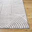 Machine Washable Shaggy Boho Charcoal Area Rug-1373868476