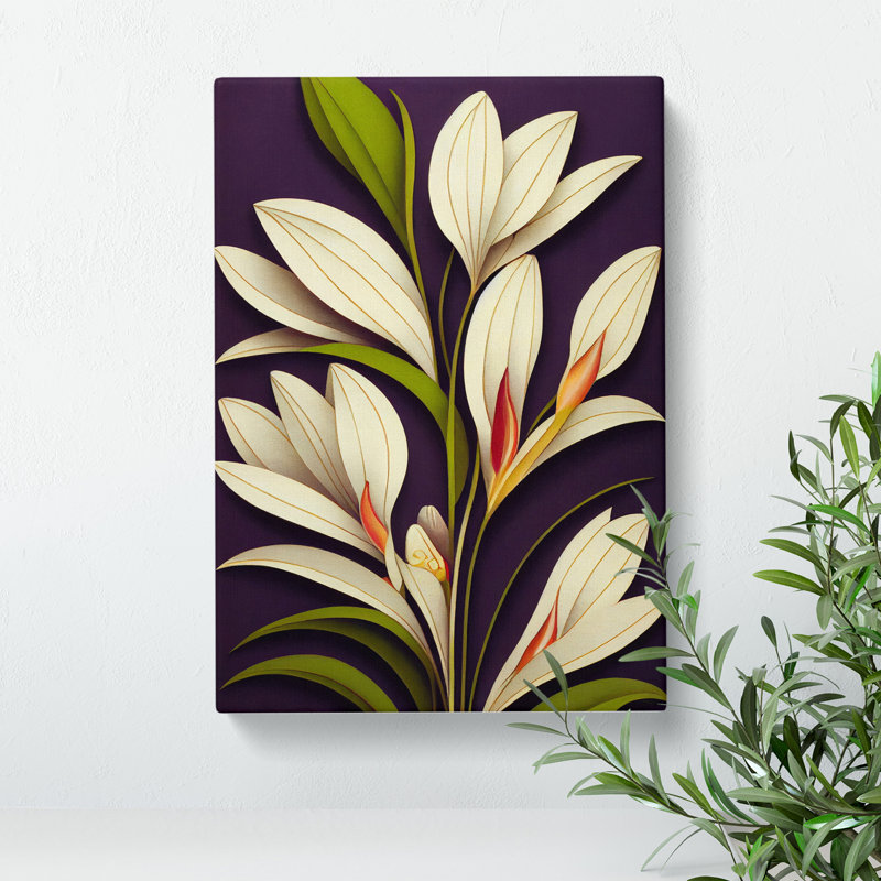 The Gorgeous Flower - Wrapped Canvas, 76cm H x 50cm W x 3cm D