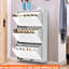 Armoire à chaussures autoportante entièrement en acier, 3 tiroirs, - Armoire de rangement blanche au design économe en espace