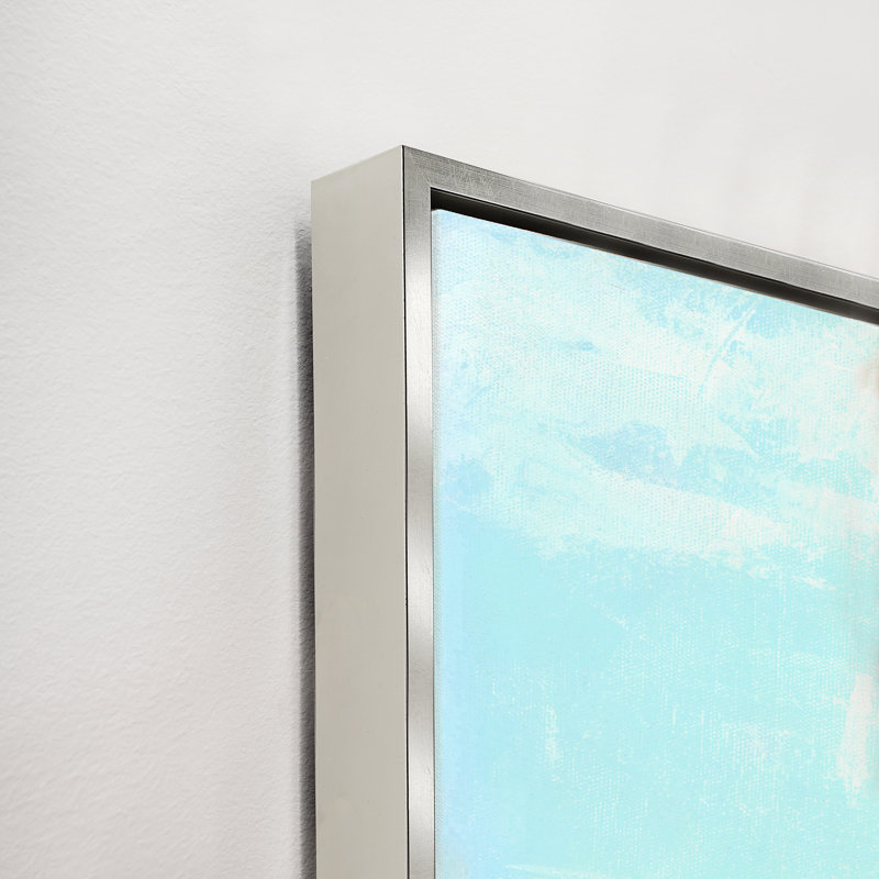Sky Blue Water Print by Mark Sargent, 31.5" H x 41.5" W x 1.5" D, Image Brush Gel