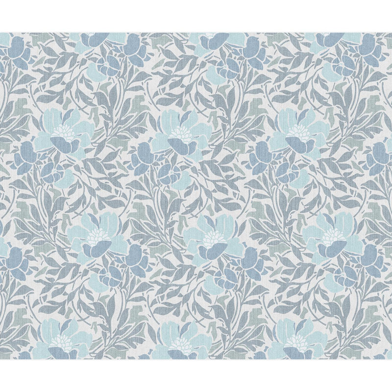 Bordure florale pelez et collez, L 120 po x l 144 po