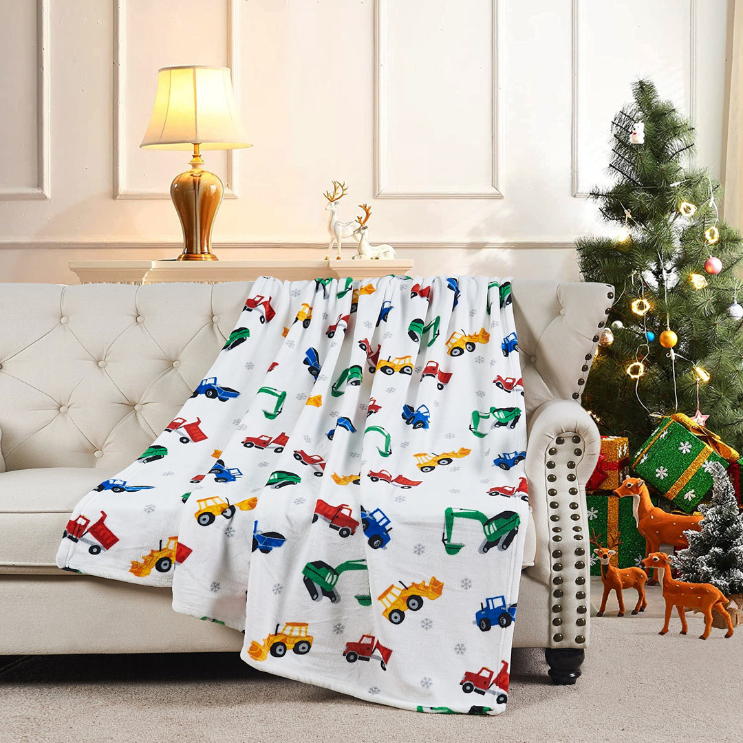 Knitted Throw Blanket Home Soft Things