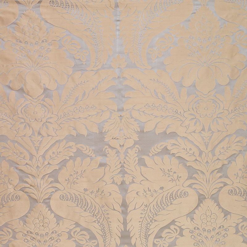 Bennet Silk Damask Fabric, Mineral