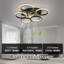 Cashon 63cm 7 - Blade Dimmable LED Ceiling Fan with Remote Control and APP-1038461390