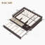 Lit plateforme double avec lit gigogne et 2 tiroirs, fabrication en bois massif, multiprise intégrée, finition espresso-21979696-21979697