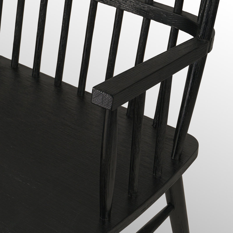 Aspen Bench, Matte Black