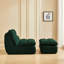 Méridienne moderne compressée avec repose-pieds, fauteuil inclinable en velours côtelé pour petits espaces, salon ou chambre à coucher-1512697653