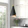 Craney 1 - Light Black/Gold LED Single Pendant